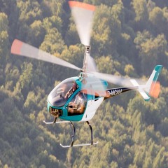 共轴反桨直升机 双座双桨汽油飞行器