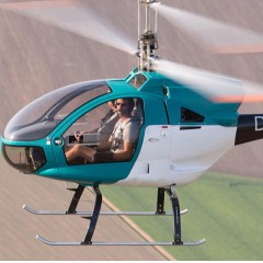 共轴反桨直升机 双座双桨汽油飞行器