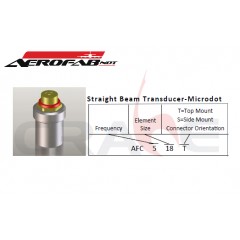 AeroFab/Straight Beam Transducer‐Microdot/飞机无损探伤工具
