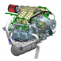 CA500I-I Zonsen Aero injection Engine -100HP 宗申动力航空发动机电喷版- reference Rotax912IS